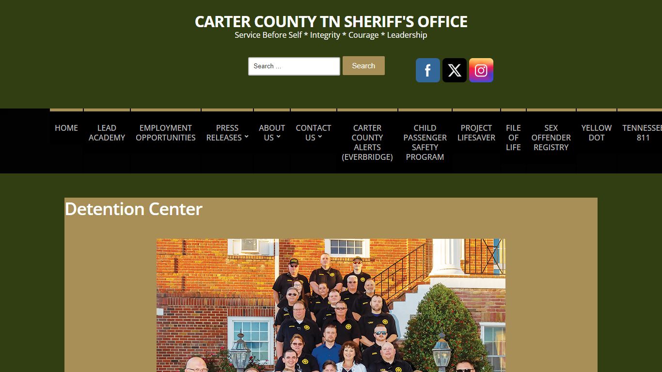 Detention Center – Carter County TN Sheriff's Office